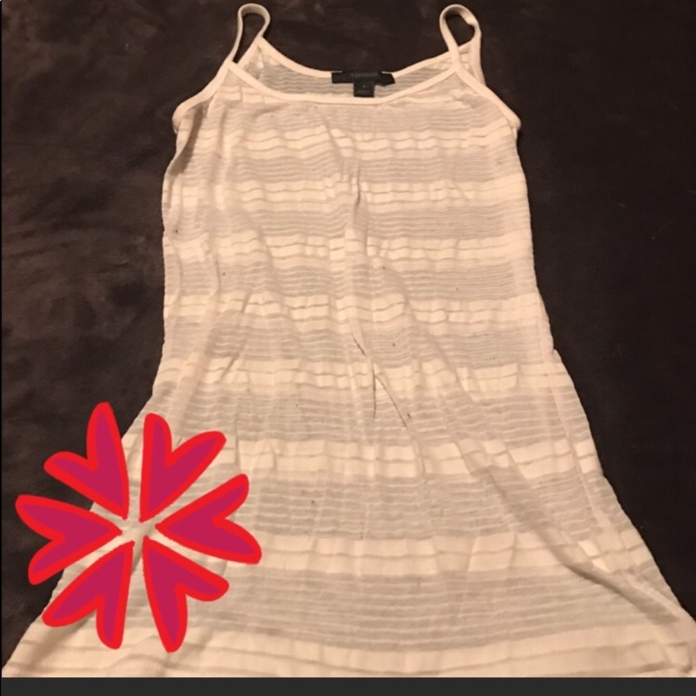 🌴🌴 White see-thru tank top